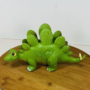 Wing Crown Rubber Green Stegosaurus SPINOSAURUS Dinosaur Toy Figure 10”